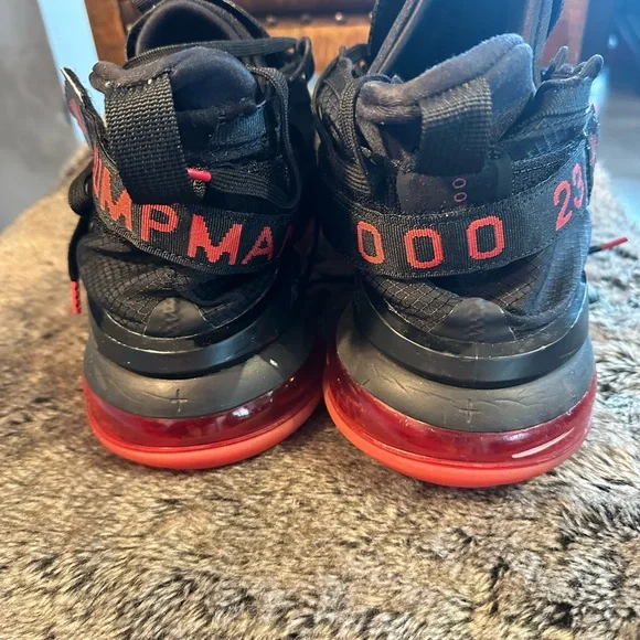 NIKE Jordan Proto Max 720 Red & Black Sneakers, Size 15